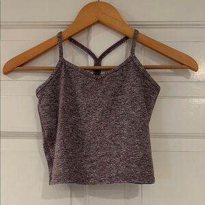 Athleta Kids Marled Purple Camisole